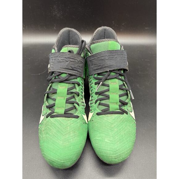 Nike Alpha Menace Pro 2 Mid Mens Size 9.5 Green Black Football Cleats AQ3209-301 main image 6
